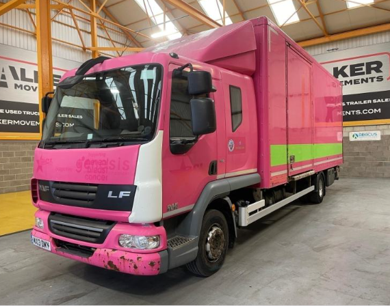 DAF LF45 180 Euro 5 4×2 10‑tonne Removal/Box Truck (2013, MX13 DMY)