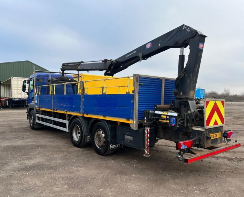 MAN/ ERF TGS 26.360 26 TONNE CRANE TRUCK REAR REMOTE HMF 13.8tm crane